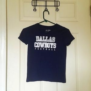Blue Dallas cowboys shirt for girls
